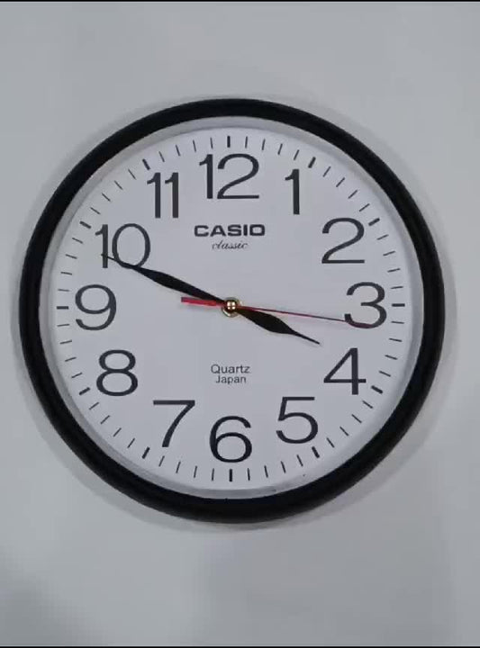 Home Decoration Simple Round New Design Plastic Wall Clock (FREE DELIVERY)