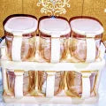 Spice Jars Masala Rack - Masala Box Set 6 Pieces With Spoons