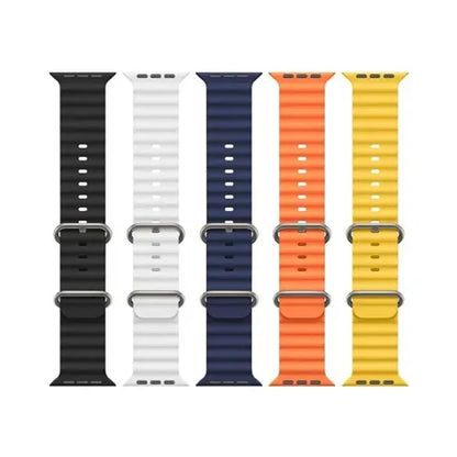 Best High Quality Trail Loop Ocean Silicone Strap Compatible for 42mm 44mm Watches