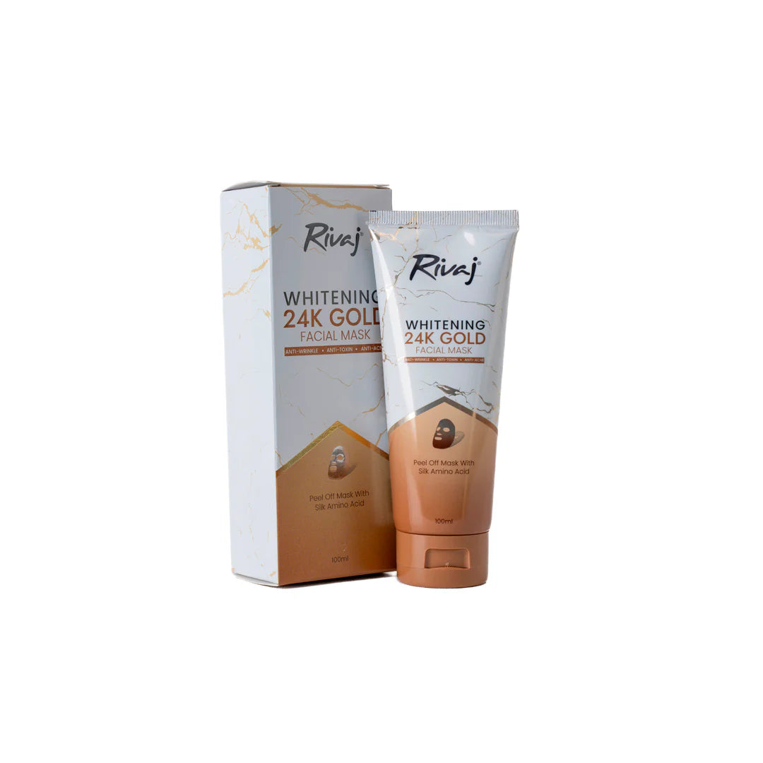 Rivaj - Whitening 24K Gold Facial Mask 100ml